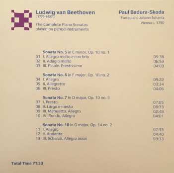 9CD/Set di cofanetti Ludwig van Beethoven: The Complete Piano Sonatas Played On Period Instruments