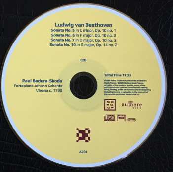9CD/Set di cofanetti Ludwig van Beethoven: The Complete Piano Sonatas Played On Period Instruments