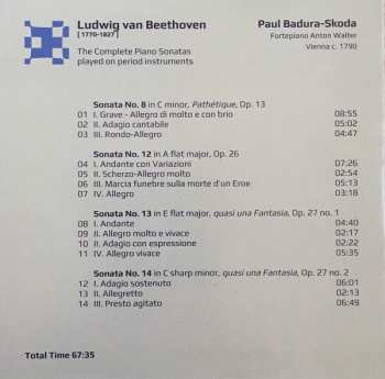 9CD/Set di cofanetti Ludwig van Beethoven: The Complete Piano Sonatas Played On Period Instruments