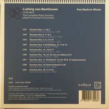 9CD/Set di cofanetti Ludwig van Beethoven: The Complete Piano Sonatas Played On Period Instruments