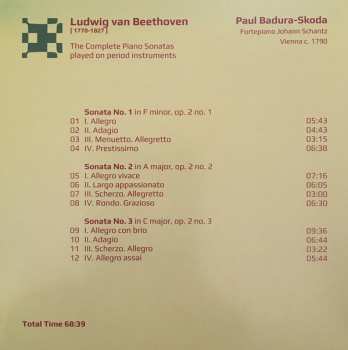 9CD/Set di cofanetti Ludwig van Beethoven: The Complete Piano Sonatas Played On Period Instruments