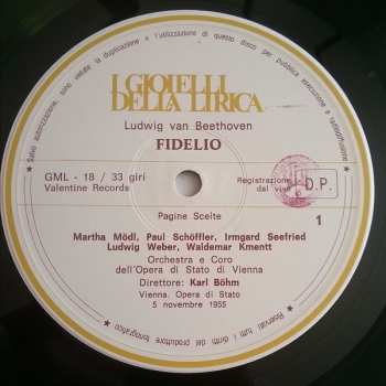 LP Ludwig van Beethoven: Fidelio (Pagine Scelte)