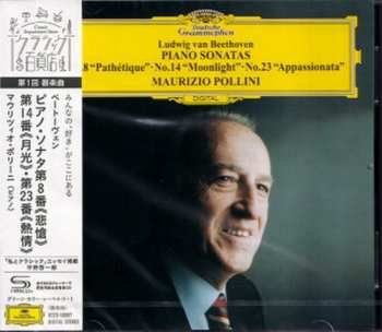 CD Ludwig van Beethoven: Piano Sonatas No.8 "Pathetique" / No.14 "Moonlight" / No.23 "Appassionata" 