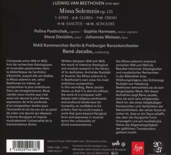 CD Ludwig van Beethoven: Missa Solemnis