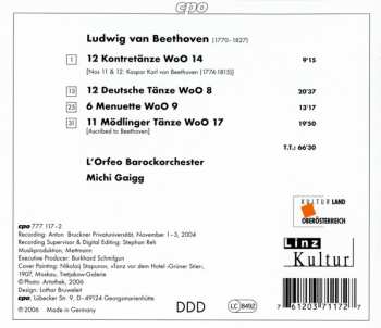 CD Ludwig van Beethoven: Mödlinger Tänze: Kontretänze • Deutsche Tänze • Menuette