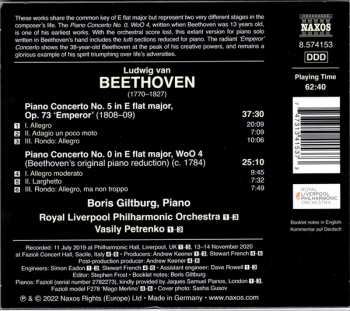 CD Ludwig van Beethoven: Piano Concerto Nos. 5 'Emperor' and 0