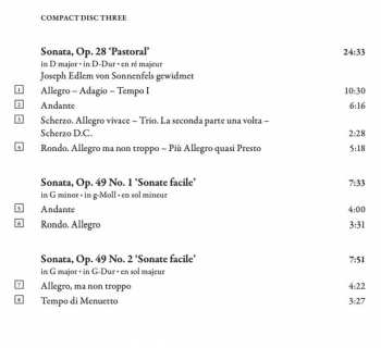 3CD Ludwig van Beethoven: Piano Sonatas 2