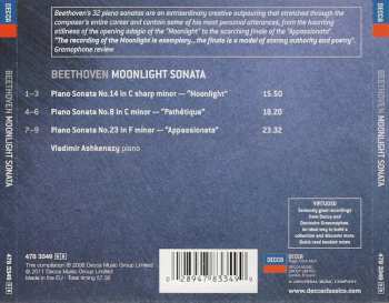 CD Ludwig van Beethoven: Moonlight Sonata, Appassionata Sonata, Pathétique Sonata