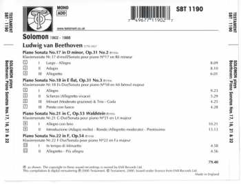 CD Ludwig van Beethoven: Piano Sonatas Nos.17, 18, 21 "Waldstein" & 22