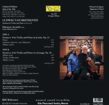 LP Ludwig van Beethoven: Sonatas For Violin And Piano No.4 & 8 CLR | LTD