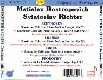 2CD Sergei Prokofiev: Sonatas For Cello And Piano