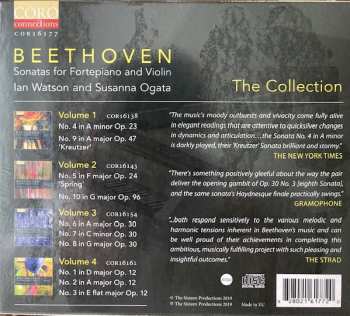 4CD/Set di cofanetti Ludwig van Beethoven: Sonatas For Fortepiano And Violin Collection