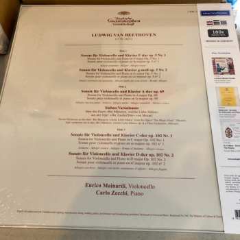 3LP/Set di cofanetti Ludwig van Beethoven: Sonatas For Violoncello And Piano / Seven Variations On The Duet "Bei Männern, Welche Liebe Fühlen" From "The Magic Flute" (Mozart)
