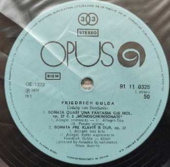 LP Ludwig van Beethoven: Sonate Nr. 14 Cis-moll Op. Op. 27,2, Sonate Nr. 11 B-dur Op. 22, Sonate Nr. 23 F-moll, Op. 57 (75 2)
