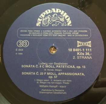 LP Ludwig van Beethoven: Sonáty Pro Klavír (86 2)