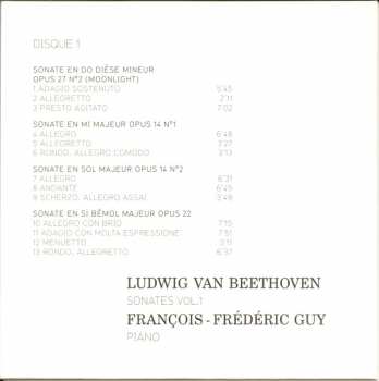 3CD/Set di cofanetti Ludwig van Beethoven: Sonates Vol.1