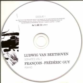 3CD/Set di cofanetti Ludwig van Beethoven: Sonates Vol.1