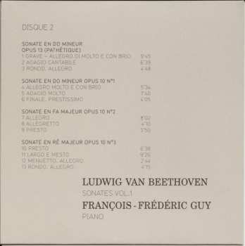 3CD/Set di cofanetti Ludwig van Beethoven: Sonates Vol.1