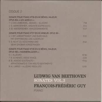 3CD/Set di cofanetti Ludwig van Beethoven: Sonates Vol.3
