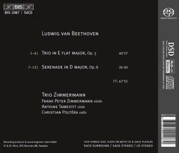 SACD Ludwig van Beethoven: String Trio, Op. 3 / Serenade In D Major, Op. 8