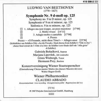CD Ludwig van Beethoven: Symphonie No. 9