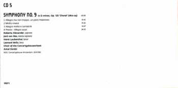 5CD/Set di cofanetti Ludwig van Beethoven: Symphonies 1-9 LTD