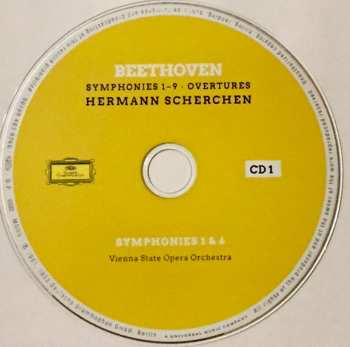 8CD/Set di cofanetti Ludwig van Beethoven: Symphonies 1-9 · Overtures