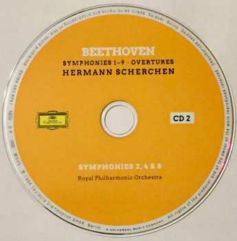 8CD/Set di cofanetti Ludwig van Beethoven: Symphonies 1-9 · Overtures