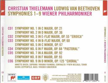 6CD/Set di cofanetti Ludwig van Beethoven: Symphonies