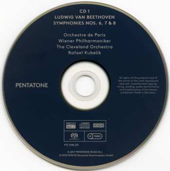 2SACD Ludwig van Beethoven: Symphonies Nos. 6, 7 & 8