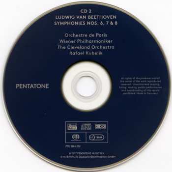 2SACD Ludwig van Beethoven: Symphonies Nos. 6, 7 & 8