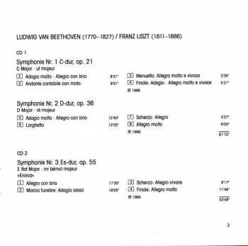 6CD/Set di cofanetti Ludwig van Beethoven: Symphonies Nos.1-9 