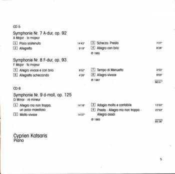 6CD/Set di cofanetti Ludwig van Beethoven: Symphonies Nos.1-9 