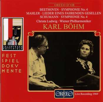 CD Robert Schumann: Symphony No. 4, Lieder Eines Fahrenden Gesellen, Symphony No. 4 d-Moll