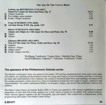 CD Robert Schumann: The Art Of The Vienna Horn