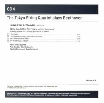 9CD/Set di cofanetti Ludwig van Beethoven: The Complete String Quartets