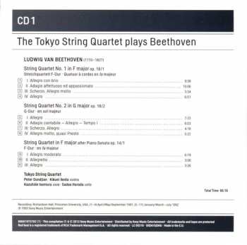 9CD/Set di cofanetti Ludwig van Beethoven: The Complete String Quartets