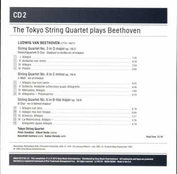 9CD/Set di cofanetti Ludwig van Beethoven: The Complete String Quartets