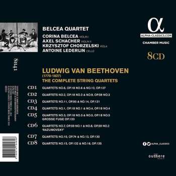 8CD/Set di cofanetti Ludwig van Beethoven: The Complete String Quartets