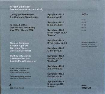 5CD/Set di cofanetti Ludwig van Beethoven: The Complete Symphonies