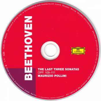 CD Ludwig van Beethoven: The Last Three Sonatas Opp. 109-111