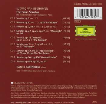 9CD/Set di cofanetti Ludwig van Beethoven: The Piano Sonatas