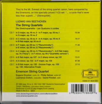 7CD/Set di cofanetti Ludwig van Beethoven: The String Quartets
