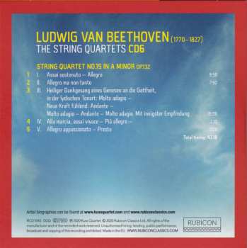 8CD/Set di cofanetti Ludwig van Beethoven: The String Quartets (Live From Suntory Hall, Tokyo)
