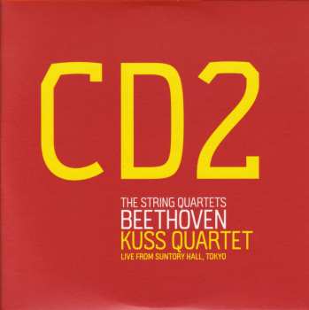 8CD/Set di cofanetti Ludwig van Beethoven: The String Quartets (Live From Suntory Hall, Tokyo)