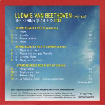 8CD/Set di cofanetti Ludwig van Beethoven: The String Quartets (Live From Suntory Hall, Tokyo)