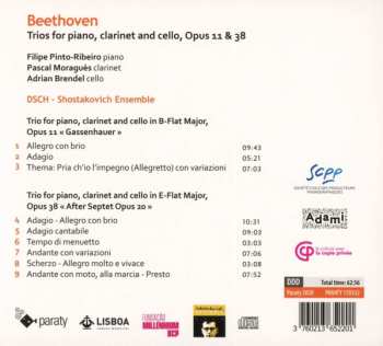 CD Ludwig van Beethoven: Trios For Piano, Clarinet And Cello 