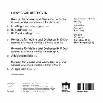 CD Ludwig van Beethoven: Violinkonzert