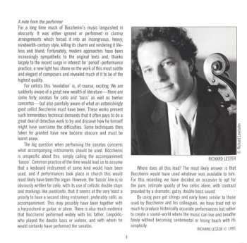 CD Luigi Boccherini: Cello Sonatas