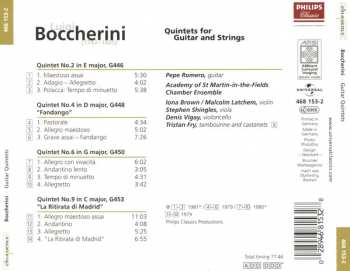 CD Luigi Boccherini: Guitar Quintets
